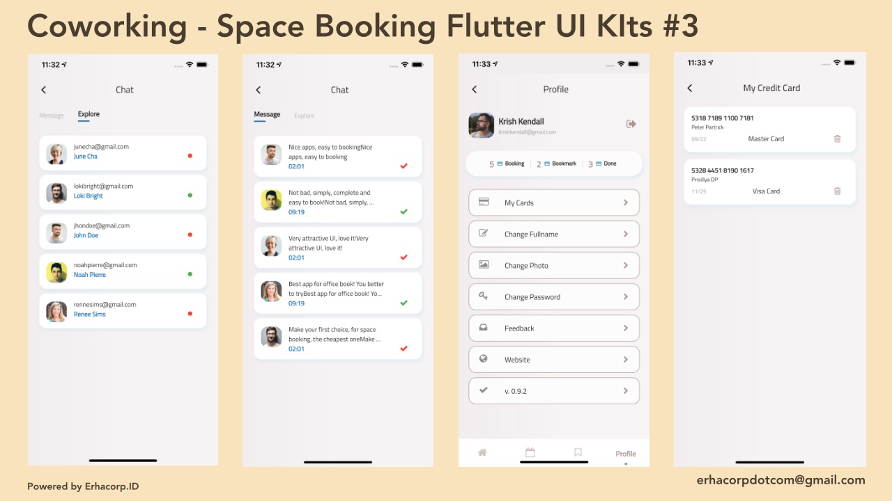 Coworking - Space Booking Flutter UI Kits with GetX - 2
